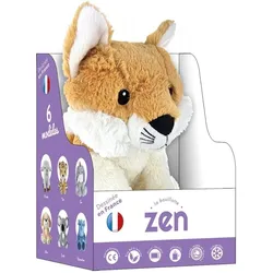 Zen Kat, Heizkissen, Wärmflasche Plüsch abnehmbar 25cm Hund (25 x 25 cm)