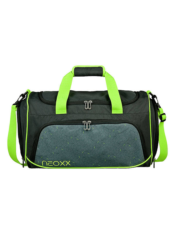 neoxx Sporttasche "BOOM!" in Anthrazit/ Gelb - (L)43,5 x (H)26 x (T)24 cm - onesize