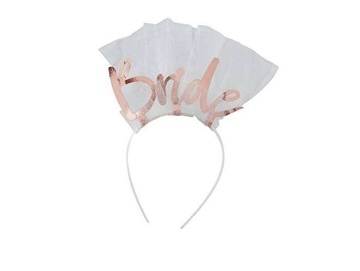 Ginger Ray Floral Hen Party Bride To Be Hoofdband Sluier Accessoire