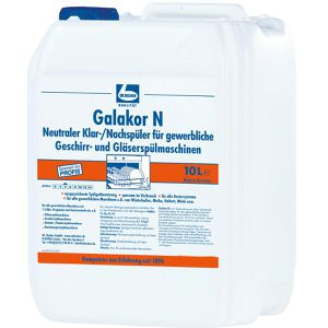 Dr.Becher Klarspüler Galakor N, für gewerbliche Spülmaschinen, Kanister, 10 Liter