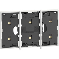 Legrand KW8102P1 LivingNow 3-mod. Rahmen mit integr. Busleitung für 2-mod. Dose, Farbe: White