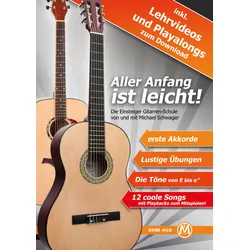 Michael Schwager, Aller Anfang ist leicht, Gitarrenschule + Playback-Downloads