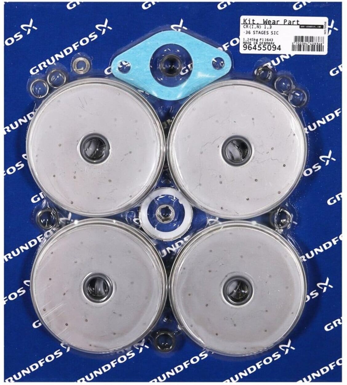 Grundfos Ersatzteil Kit Verschleißteile für CR(I/N)1s/1/3 -36 Stufen SIC (96455094)