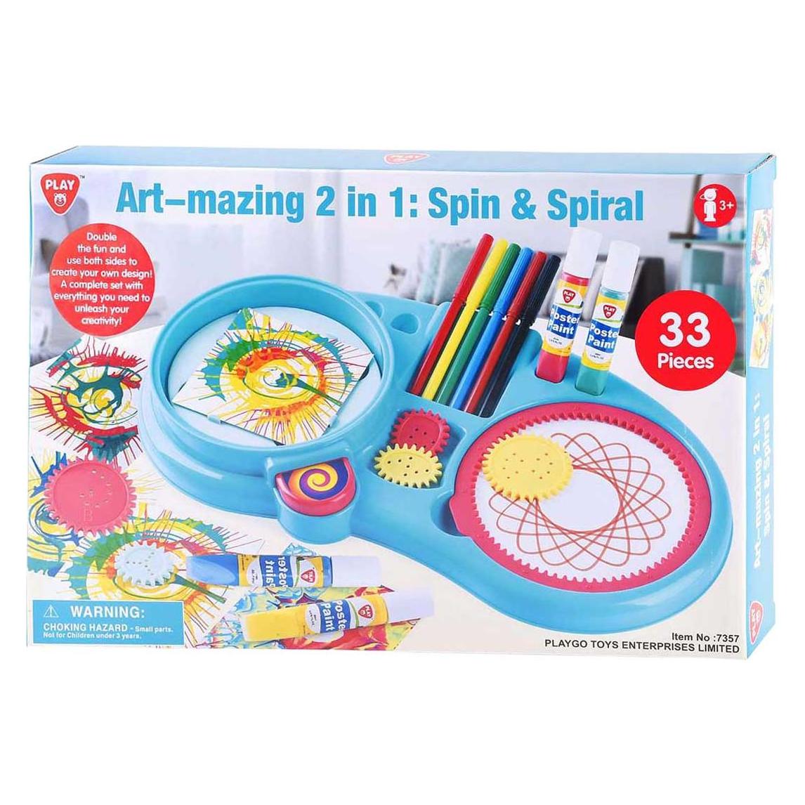 PlayGo 2-in-1 Spiralzeichenset - 33 Teile. (T00560133)