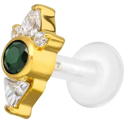 PTFE Labret mit Innengewinde + Titan-Aufsatz DESIGN