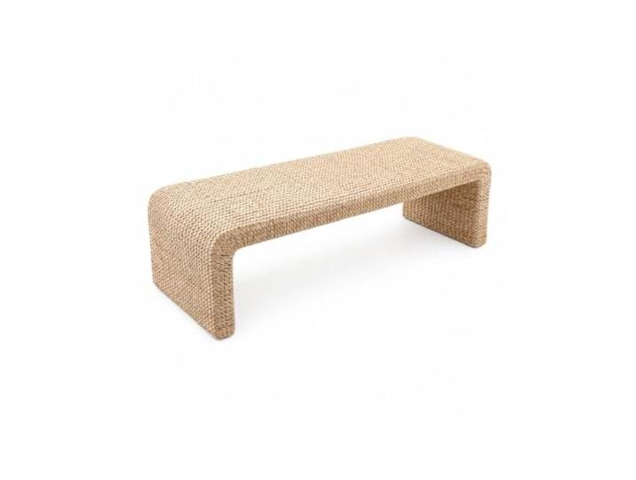 Mmt00go Konsolentisch Couchtisch Aus Rattanund Massivholz Mobiler Beistelltisch Für Wohnzimmer, Schlafzimmer Zeremonien, Rustikaler Bodentisch Zen-Stil(120cm)