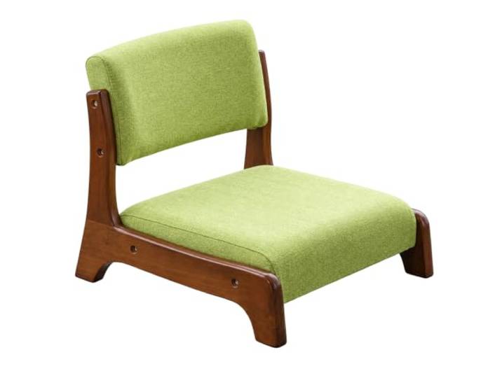 Chaoyilian Japanischer Tatami-Stuhl,Tatami-Stuhl Aus Holz Mit RüCkenlehne Leicht Zu Reinigen,Stabile Konstruktion,FüR Alle, Die Eine Kombination Aus Stil Und StabilitäT Suchen