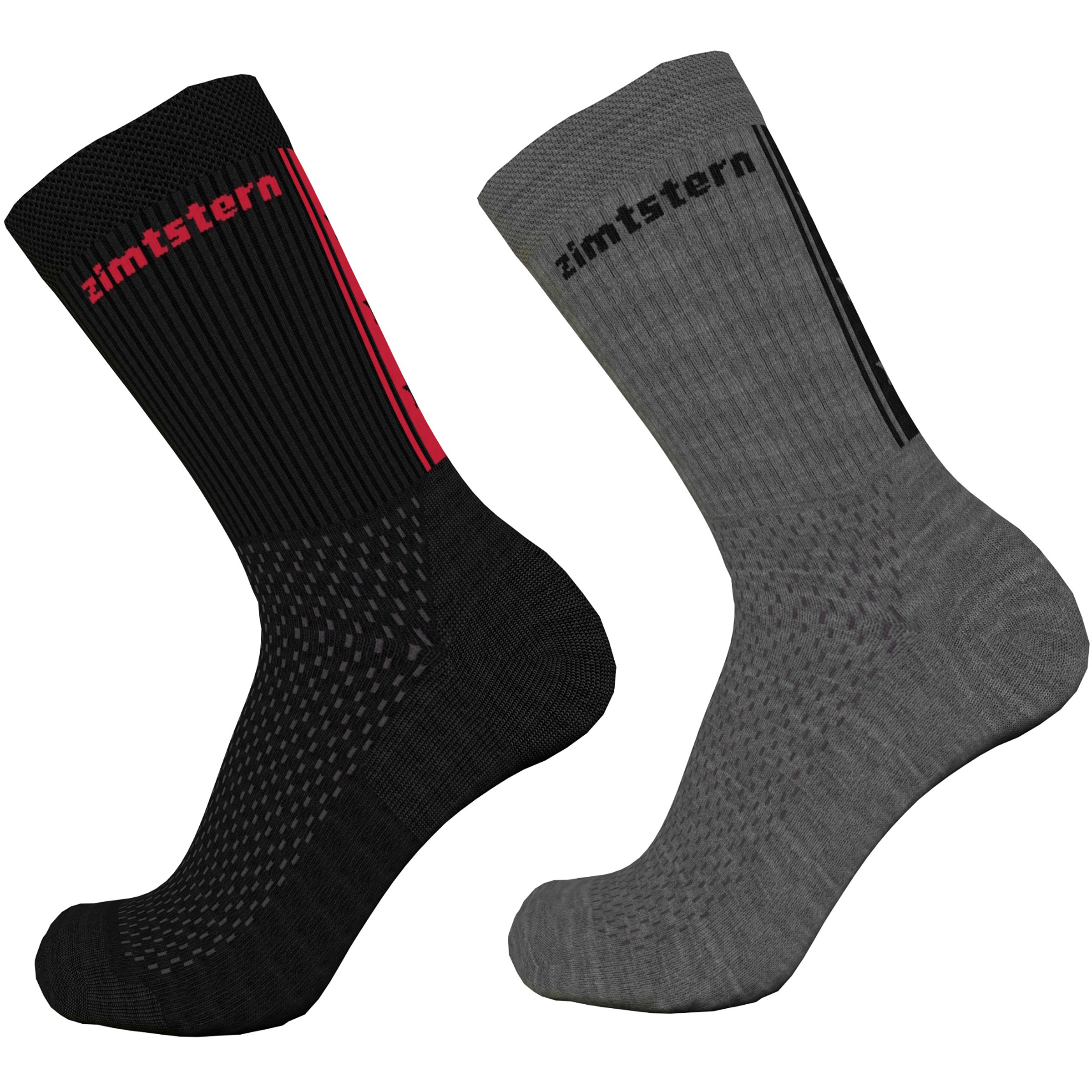Zimtstern Starsockz 2er Pack Fahrradsocken schwarz Größe 36 Mountainbike Hautfreundlich
