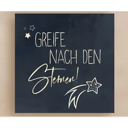 Deko Schild Lichterglanz Metall Variante 1