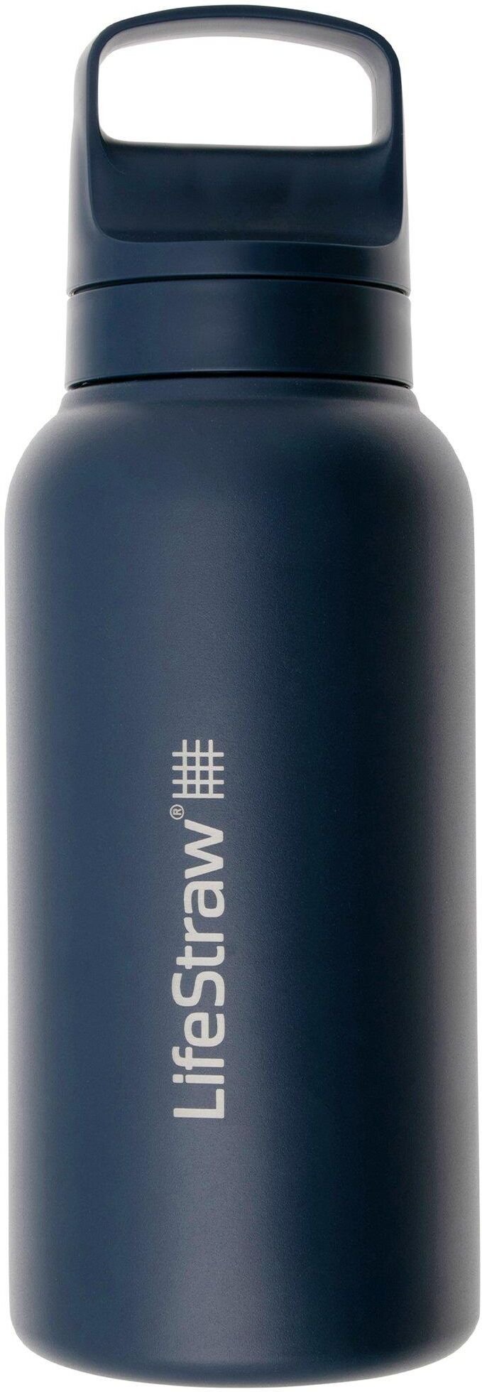 Butelka LifeStraw Go Aegean Sea GOST-1L-SEA Stainless Steel, z filtrem 2-stage, 1L