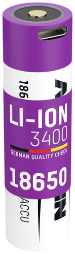 Ansmann 18650-3,4 USB-C Akku 18650 Li-Ion 3.7 V 3400 mAh