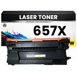 XXL Toner kompatibel für HP CF472X(657X) Color LaserJet Enterprise MFP M681dh/MFP M681f/Flow MFP M681z/Flow MFP M682z in Gelb