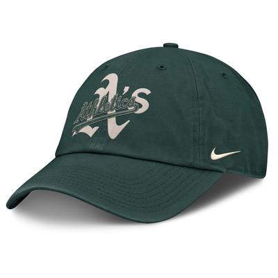 Baseball Cap NIKE "Nike Cap Oakland Athletics Nike Statement OC", Jungen, Gr. S/M, mehrfarbig, Baumwolle, Caps