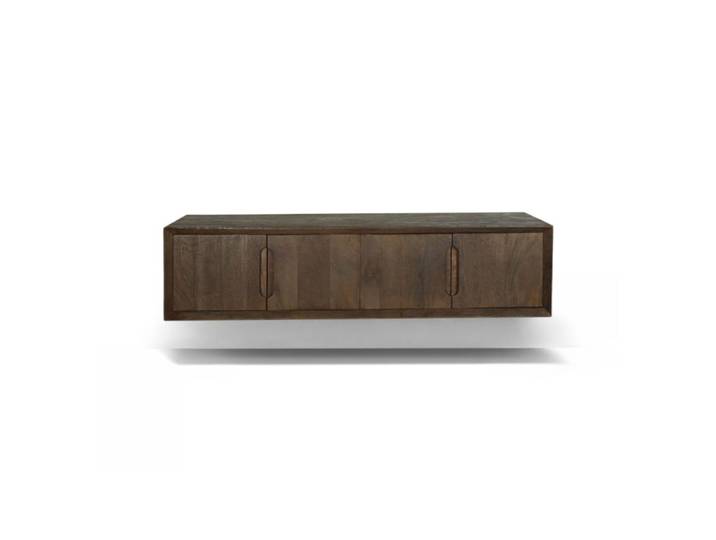 Meuble tv 140 cm marron