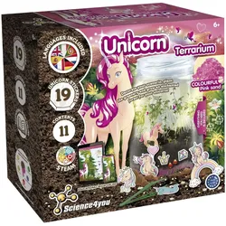 Science4you Einhorn-Terrarium-Bausatz – STEAM-Öko-Spielzeug für Mädchen und Jungen ab 6 Jahren (7 Sprachen)