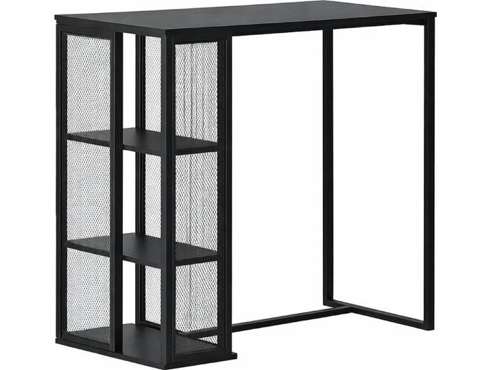 Bartisch CLARENCE dunkelgrau/Eicheoptik