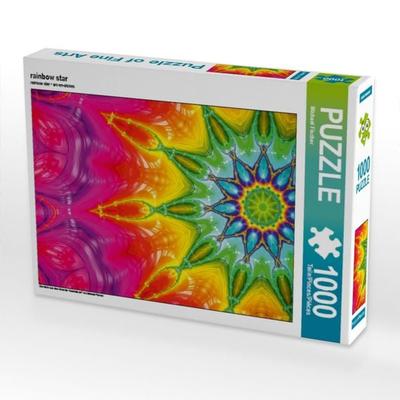 CALVENDO Puzzle rainbow star | 1000 Teile Lege-Größe 64x48cm Foto-Puzzle für glückliche Stunden