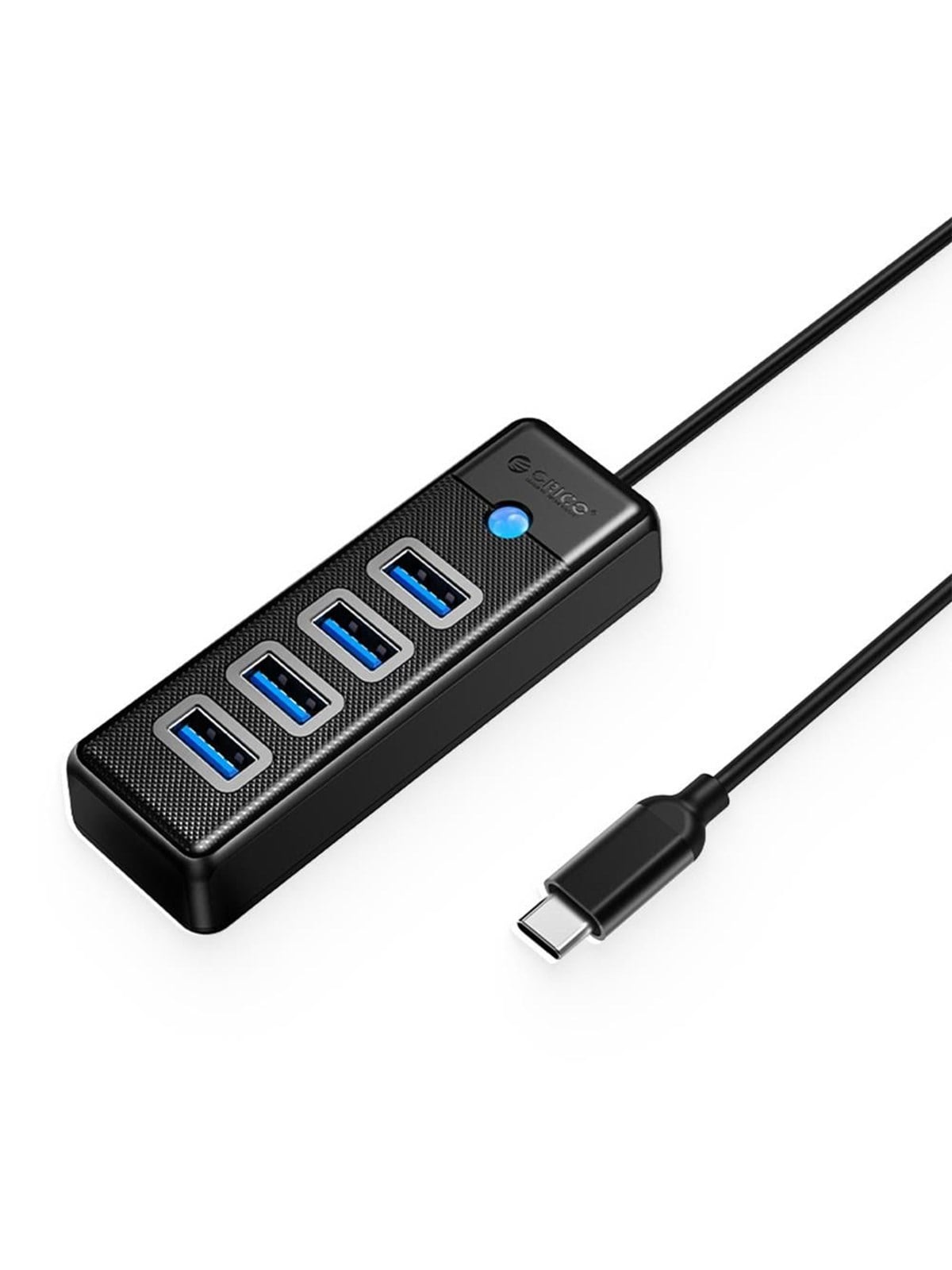 ORICO PW4U-C3 USB Hub 4-Port USB-A 3.0 1.8m - Black USB-Hubs - USB 3.0 - 4 - Schwarz