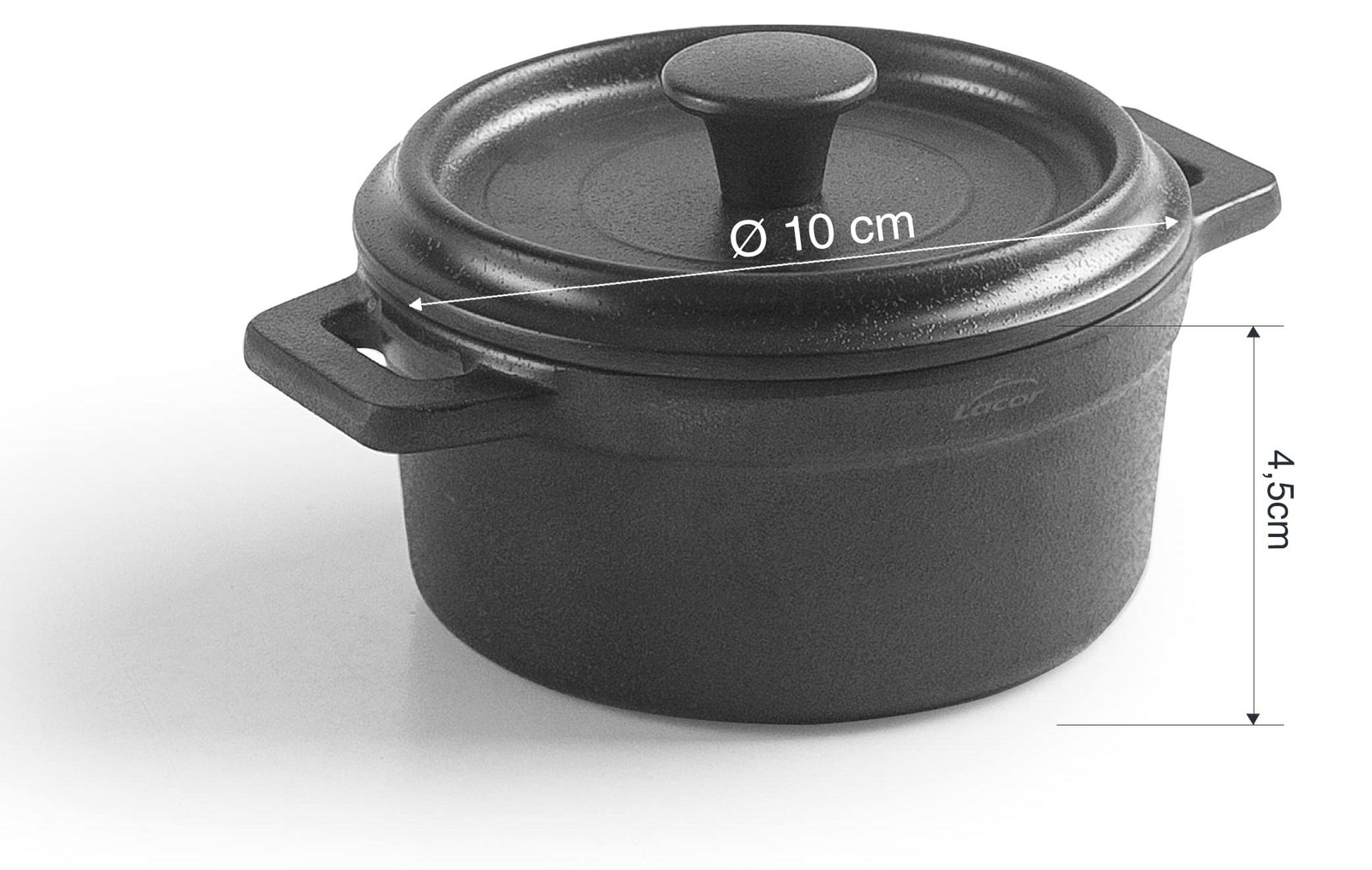 Lacor Mini kom met deksel van melamine, BPA-vrij en vaatwasmachinebestendig