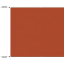 vidaXL Senkrechtmarkise Terrakotta 100x1200 cm Oxford-Gewebe