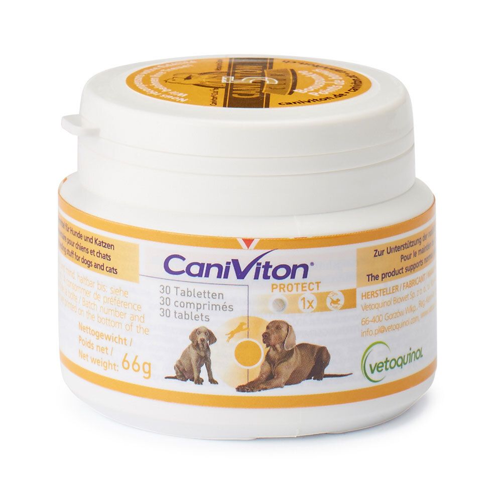 Caniviton Protect Erg.Futterm.Tbl.f.Hunde/Katzen 30 St Tabletten