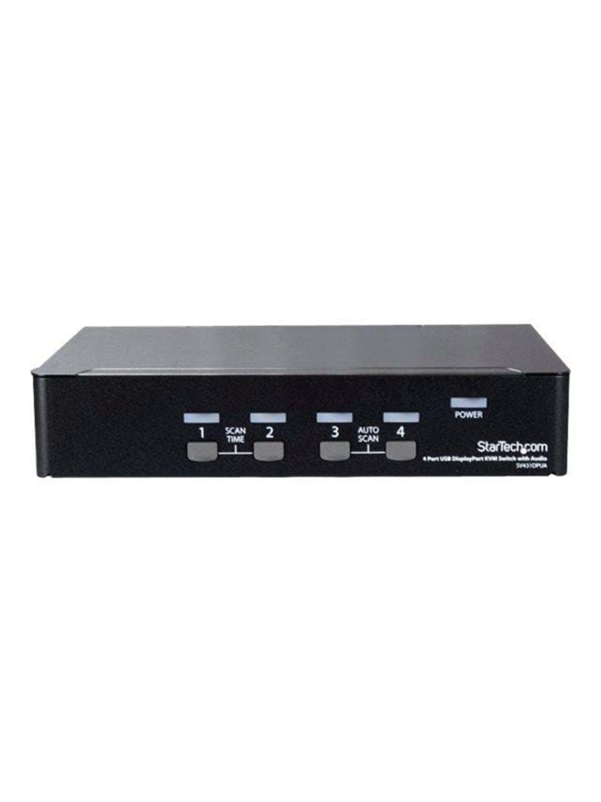 StarTech.com 4-Port DisplayPort KVM Switch - 4K 60Hz - KVM / audio-switch - 4 porte