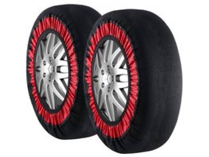 VEVOR Verdickte Schneesocken für Reifen, Reifensocken aus Polyesterfaser mit elastischen Bändern, Reifenabdeckung mit Schneehaftung für Auto SUV Pickup und Lkw (2er-Pack) extragroß Schneesocken