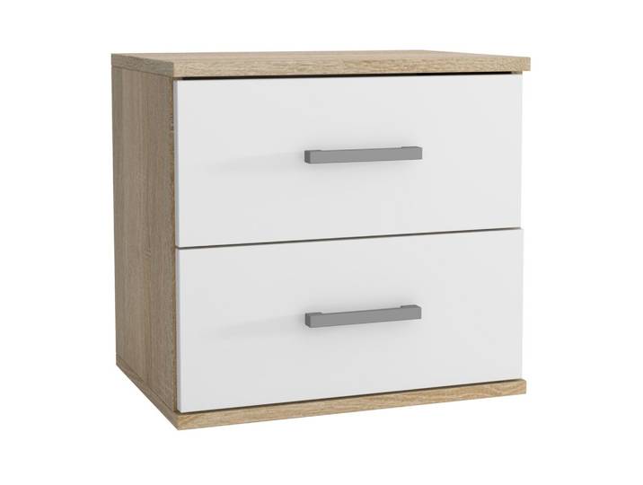 NACHTTISCH NOCTA 48/50/35 cm Weiß
