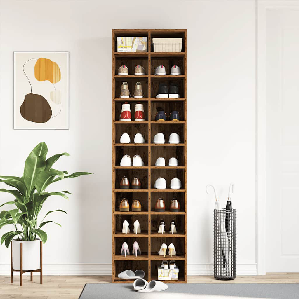 Borough Wharf Shoe Storage Cabinet Old Wood 20