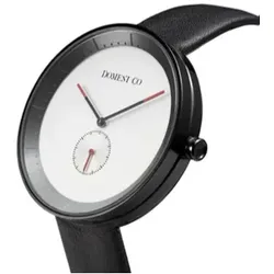 DOMENI - SIGNATURE SERIES  - schwarz leder / 40 MM