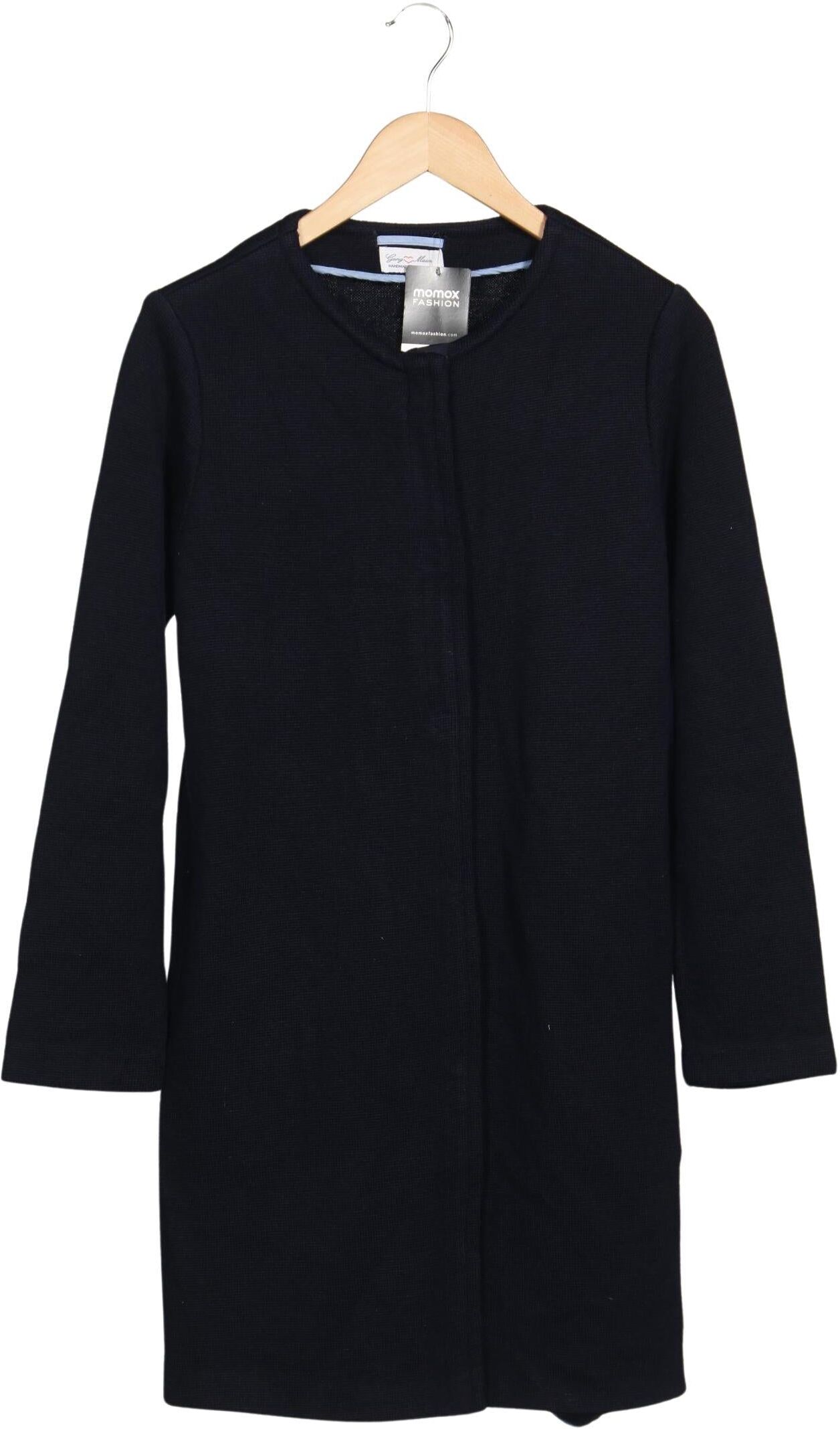 Georg Maier Damen Strickjacke, Marineblau, Gr. L, Schurwolle - Second Hand