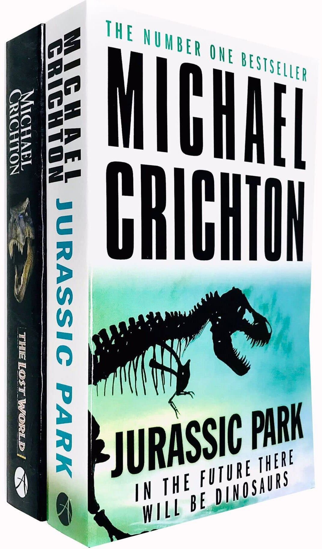 Arrow Michael Crichton Lost World 2 Books Collection Set The Lost World, Jurassic Park