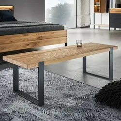 Thielemeyer Bettbank Steel Holz Braun Wildeiche
