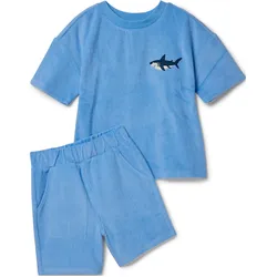 Tchibo - Kinder-Frottier-Set - Kinder - Gr. 122/128 - dunkelblau