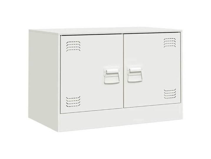NEUF Armoires TV - Blanc Meubles TV 2 pcs - pour maison - blanc 67x39x44 cm acier TT1788
