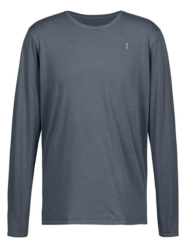 Herrlicher Longsleeve in Anthrazit - M