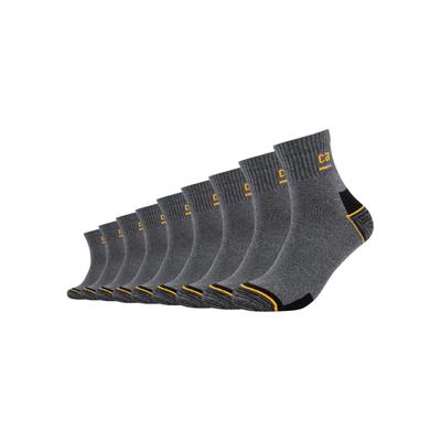 Arbeitssocken CAMANO "work", Herren, Gr. 47-49, grau (dunkelgrau, meliert), Baumwollmischung, meliert, normal, Socken, Cotton-Mix, Multipack, Komfortbund