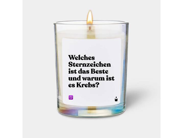 Duftkerze Rainbow Woody Welches Sternzeichen ist das Beste und warum ist es Krebs?