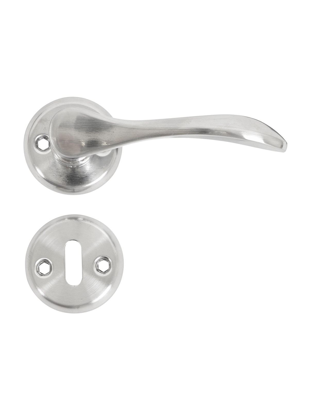 Home>it Brushed steel door handle