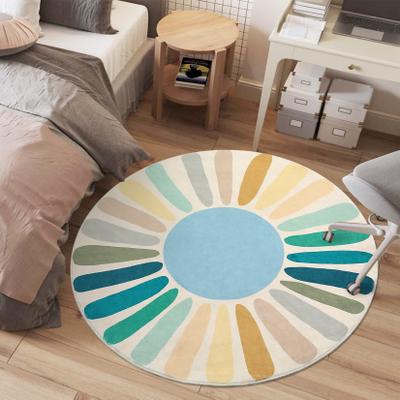 Garvee Modern Sunburst Washable Area Rug