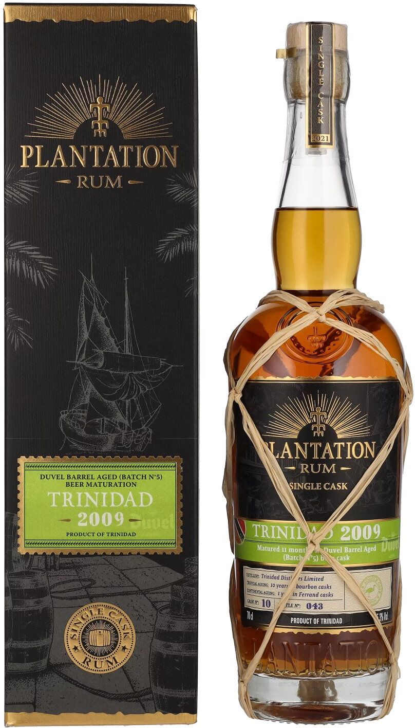 Plantation Rum TRINIDAD 2009 Beer Maturation Edition 2021 45,3% Vol. 0,7l in Geschenkbox