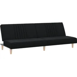 Helloshop26 - Schlafsofa 200 x 89 x 70 cm schwarzer Stoff 02_0021012