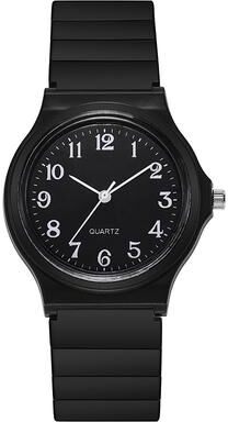USA Free Shipping Shop BrightTime Kids Analog Student Wrist Watch With Quartz Movement And Small Dial black