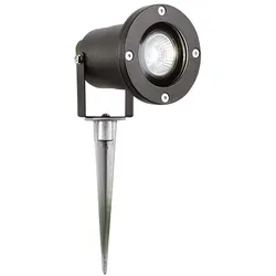 LED Außen Lampe Leuchte Alu Schwarz Garten Veranda Terrasse Hof Weg Beleuchtung