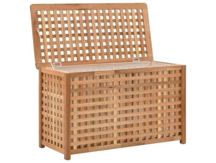Coffre de blanchisserie - MOTHINESSTO - LY7186 - Bois massif - Marron - Elégance - Chic