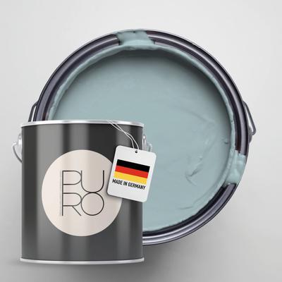 Wandfarbe A.S. CRÉATION "Premium Innenwandfarbe PURO Tuchmatt bluish petrol", c3010 bluish petrol, 2,5 l 2,5ml, Farben, ideal für Wohnzimmer, Schlafzimmer, Flur und Küche, Farbwelt Blau