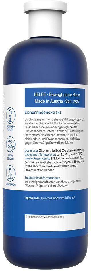 Helfe Eichenrindenextrakt Extrakt 1 l 1 l Extrakt