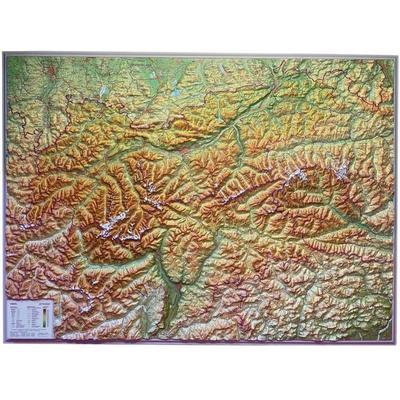 Relief Tirol 1:325.000, von Andre Markgraf,Mario Engelhardt, Georelief Vertriebs GbR