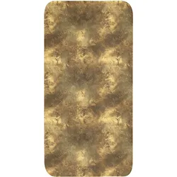 BADEMATTE Antik - Metallic-Look - Gold Badteppich 60x120 cm