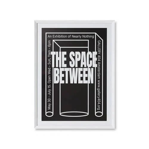 HKLIVING wanddecoratie Between space graphic B/D/H: 118 x 87 cm